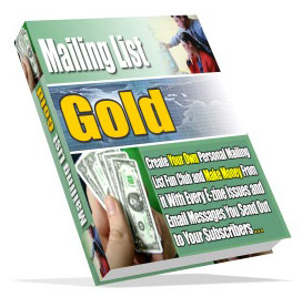 Mailing List Gold Mailing List Gold
